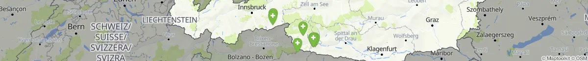 Kartenansicht für Apotheken-Notdienste in der Nähe von Kartitsch (Lienz, Tirol)